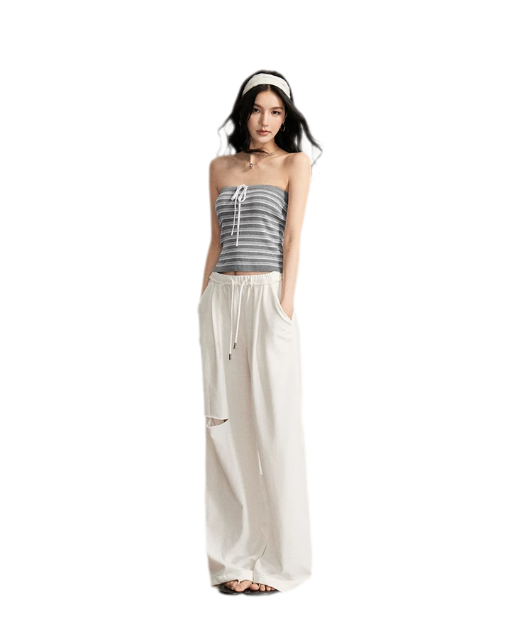 Striped Knit Bustier