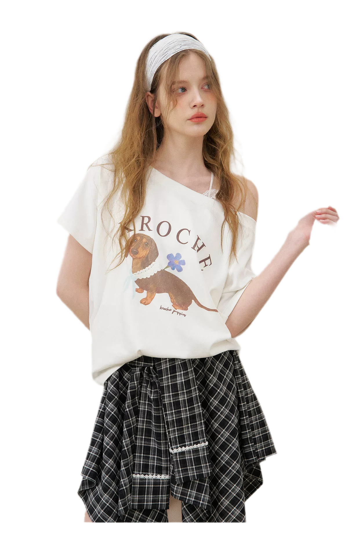Handpainted Dachshund Tee Cami