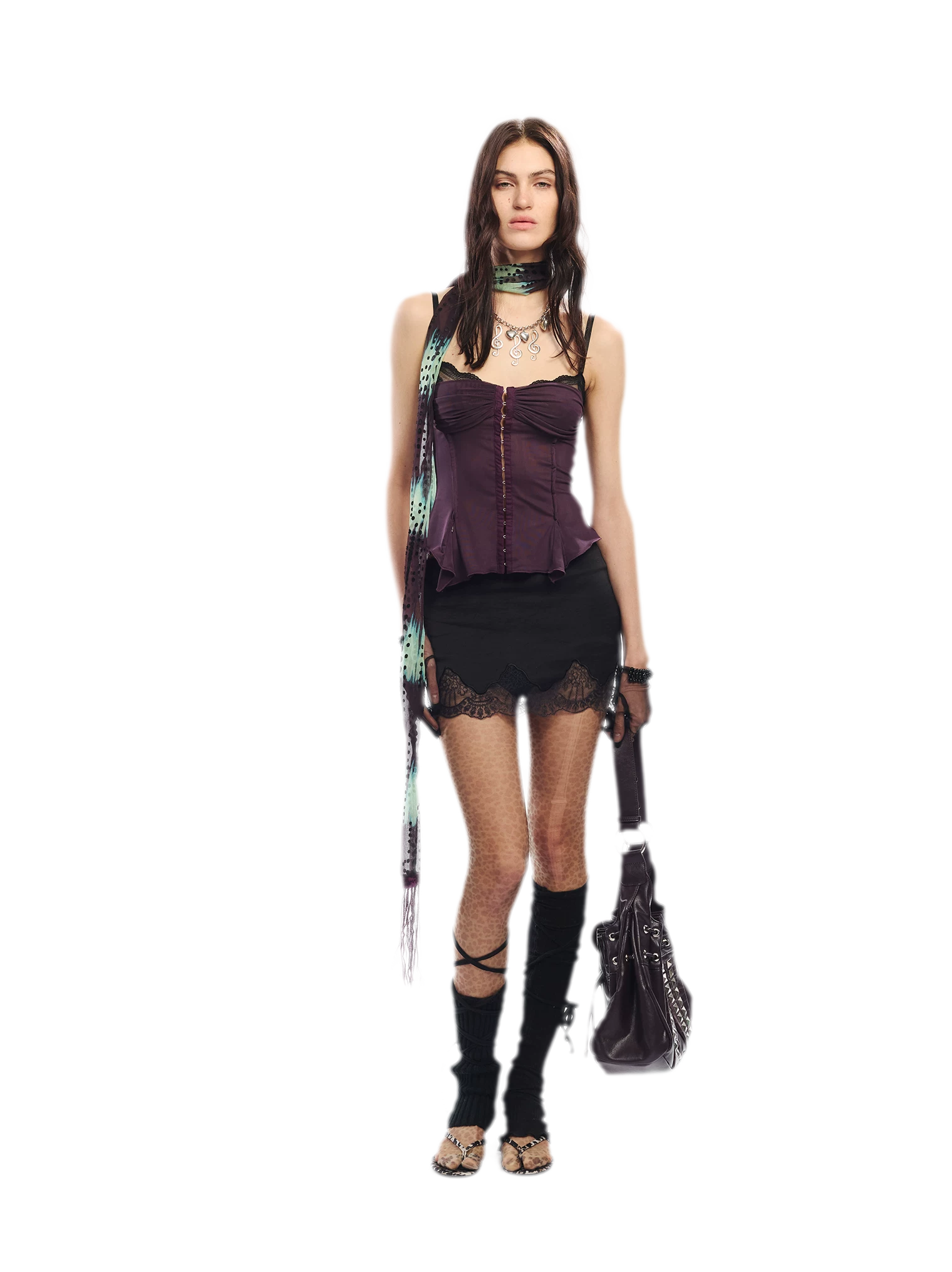Original Lace Splicing Mesh Camisole