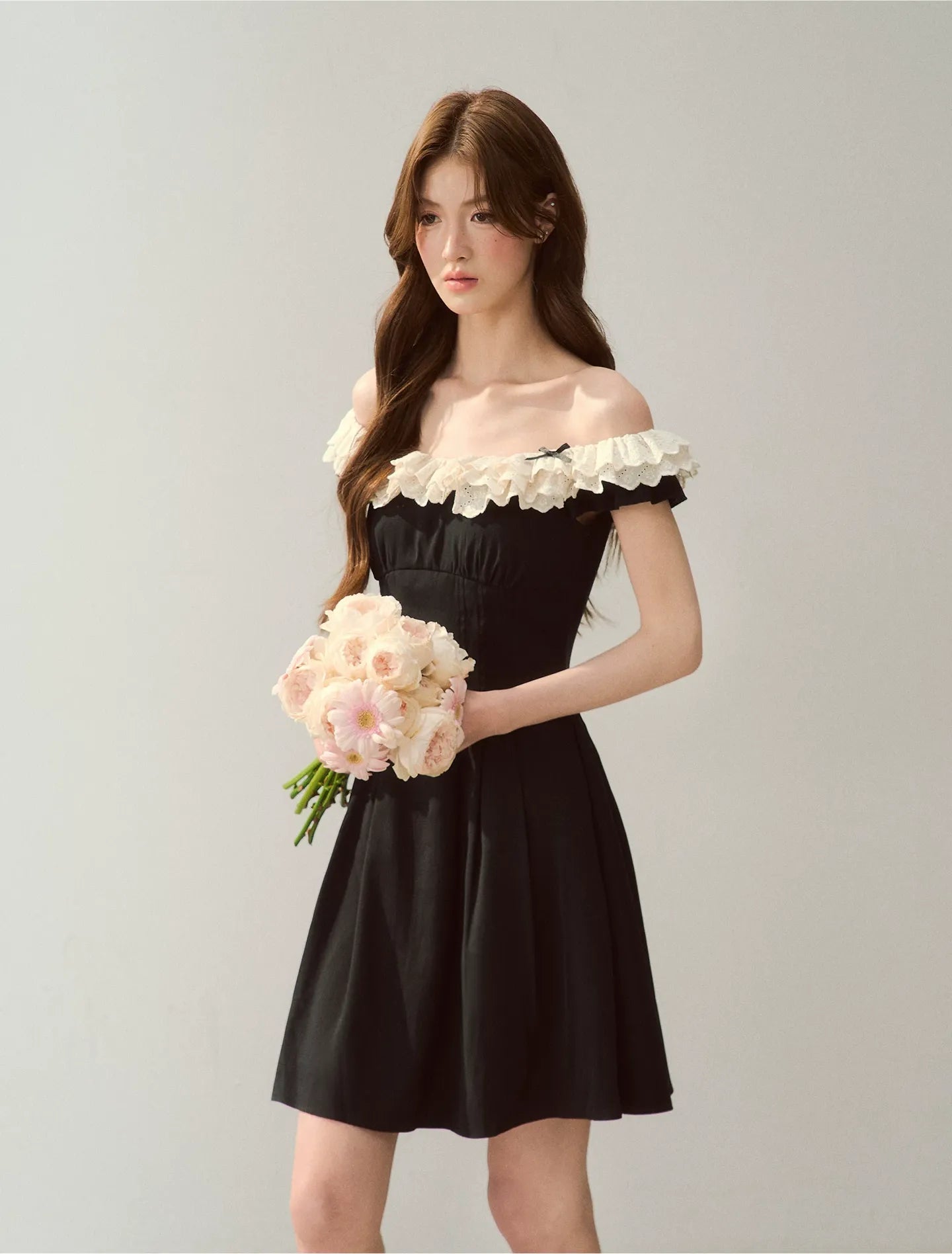 Lace Off-Shoulder Dress