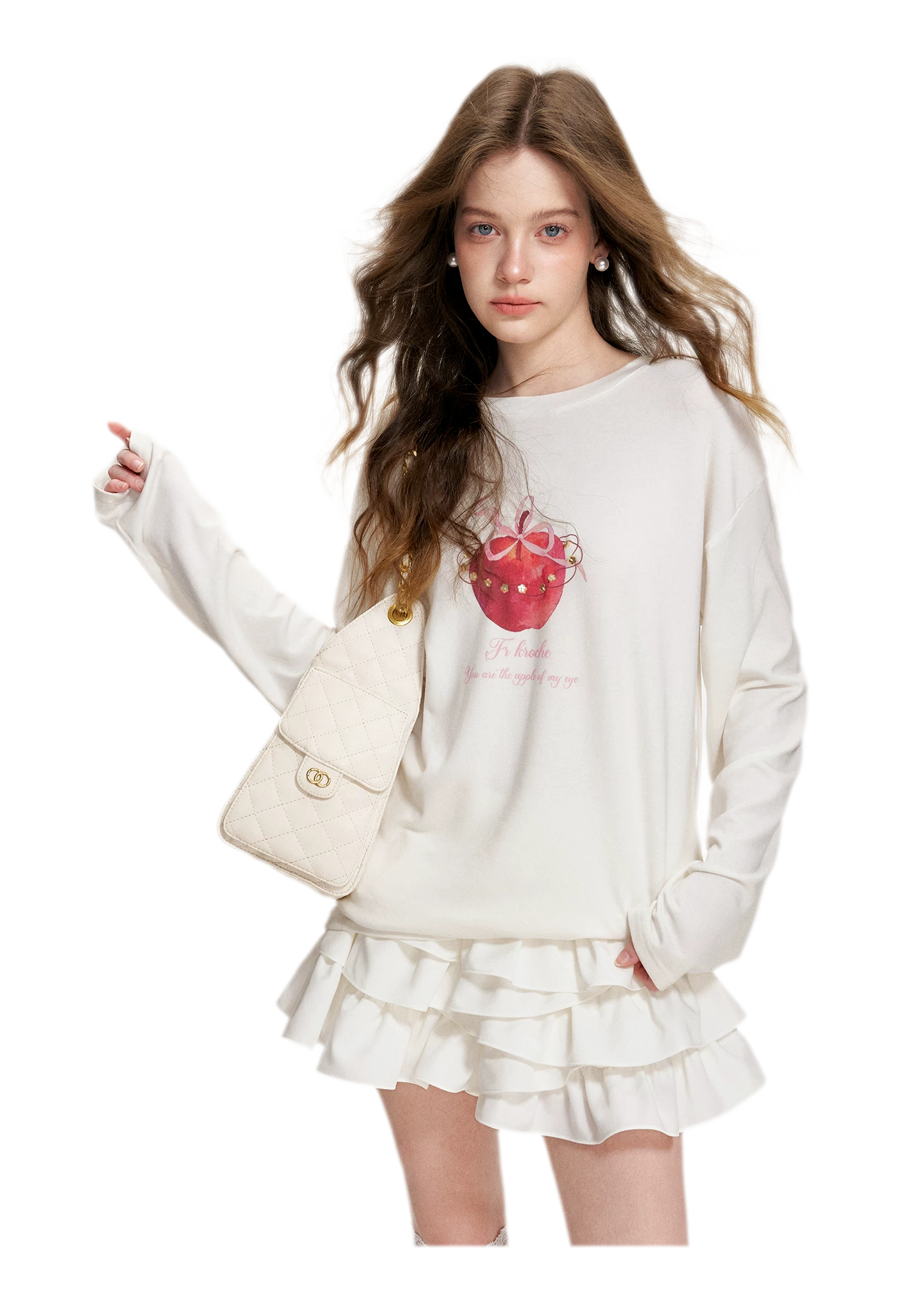 Sequin Apple T-Shirt