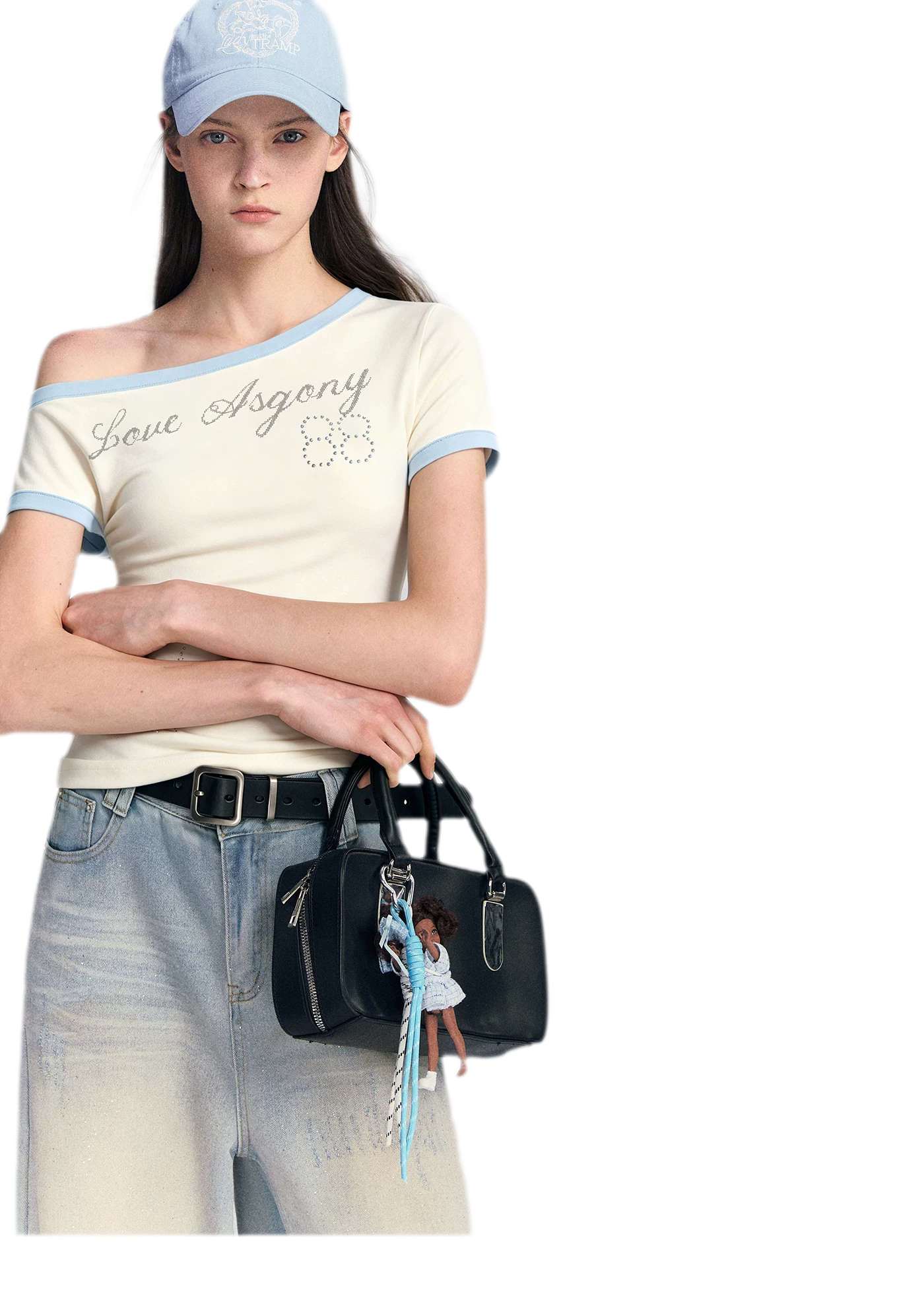 Lyocell Off-Shoulder Tee