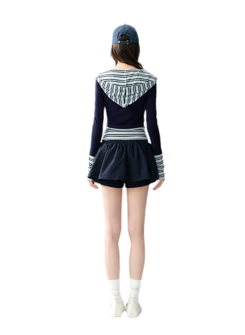 Cotton Lyocell Pocket Skirt