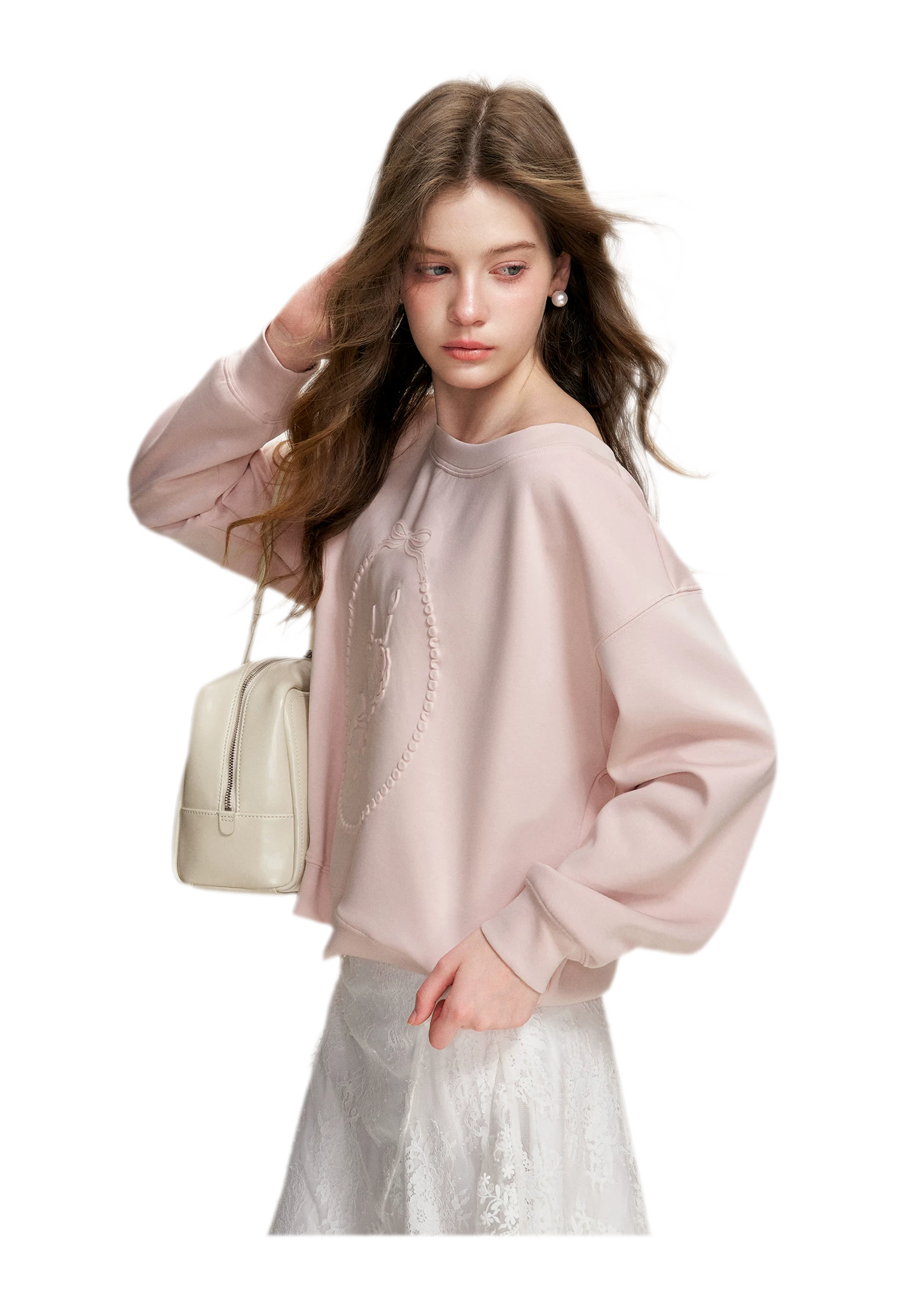 Modal Embossed Sweatshirt