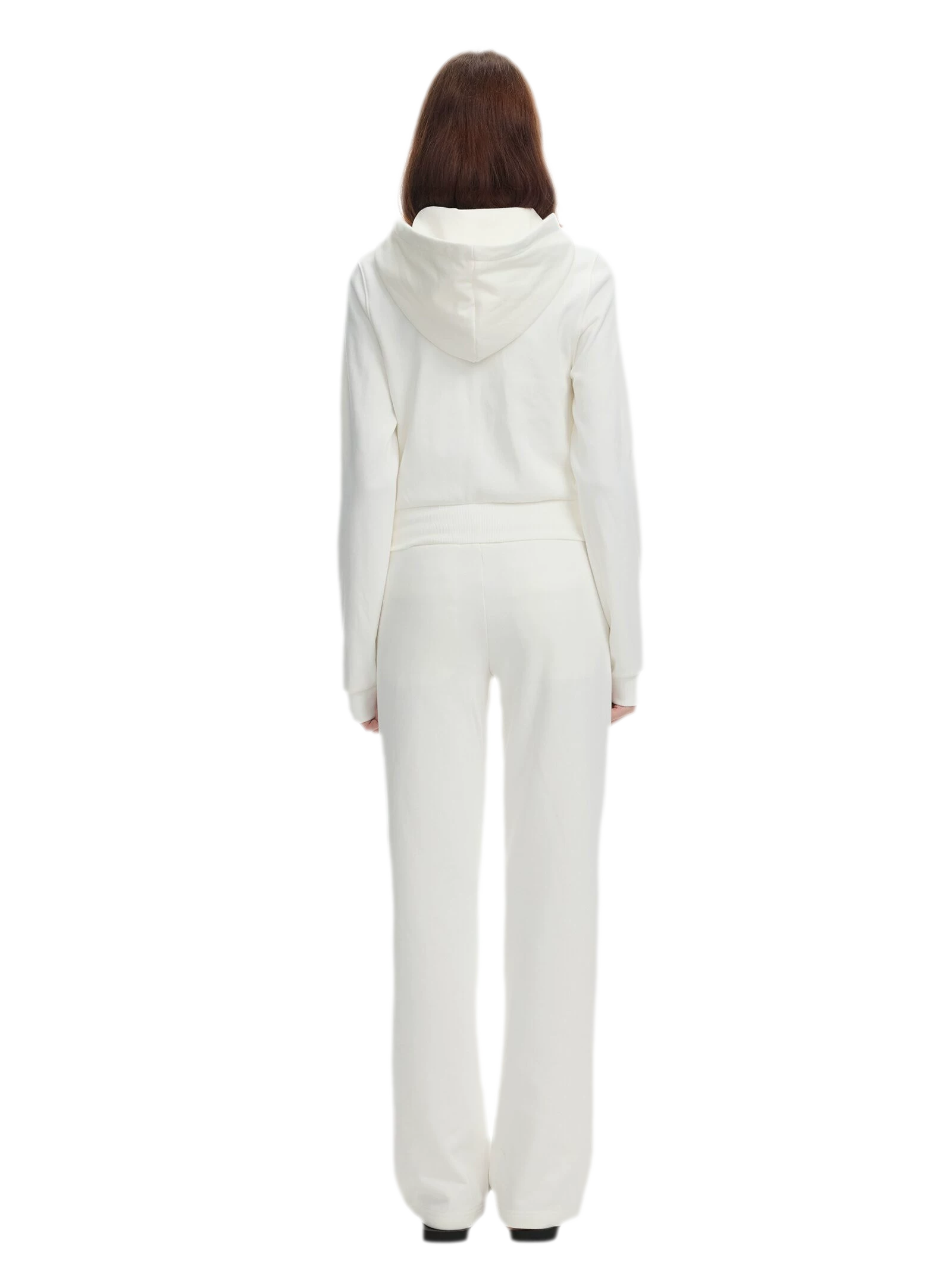 Ribbed Slim-Fit Cropped Hoodie