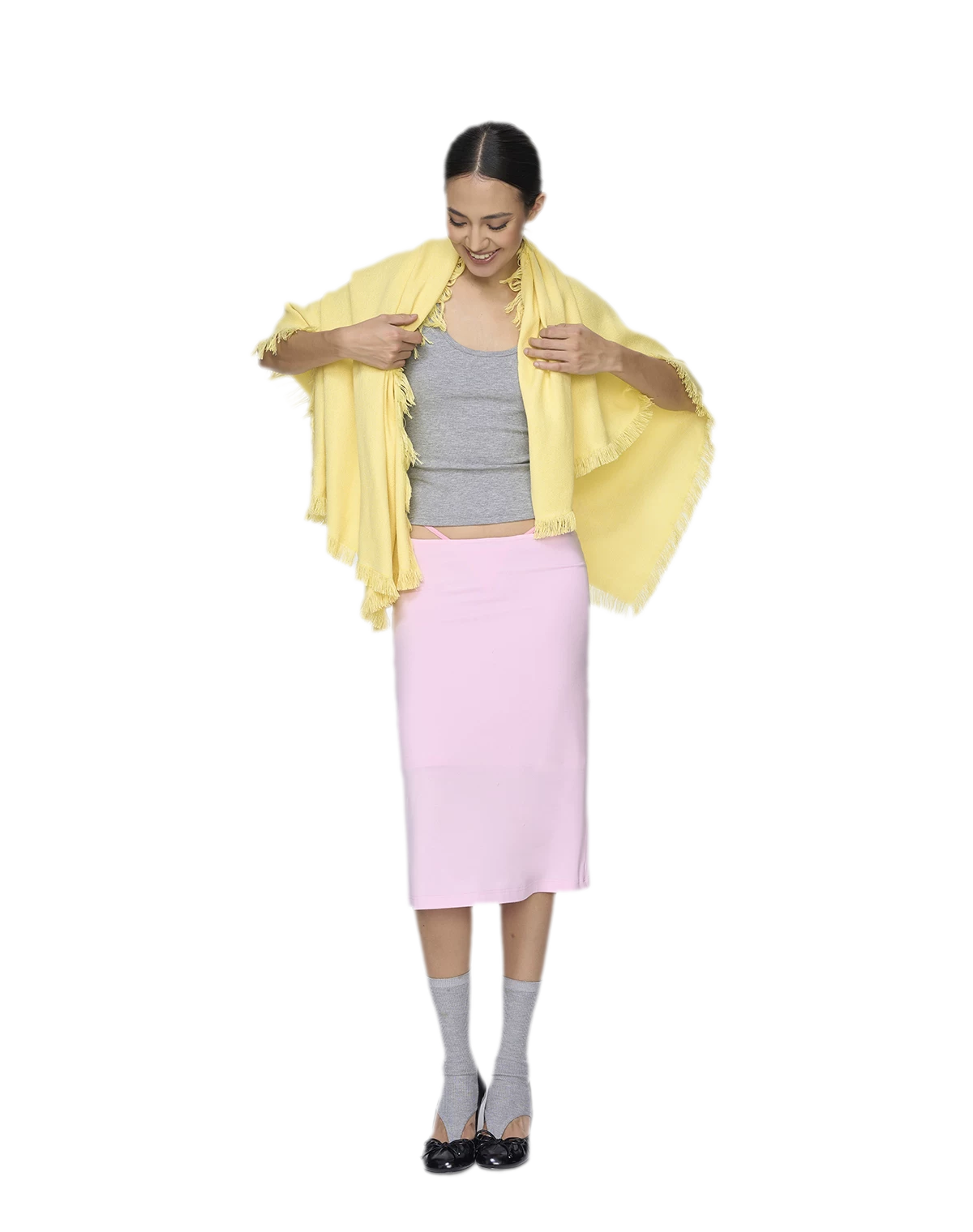 Fishtail Midi Skirt