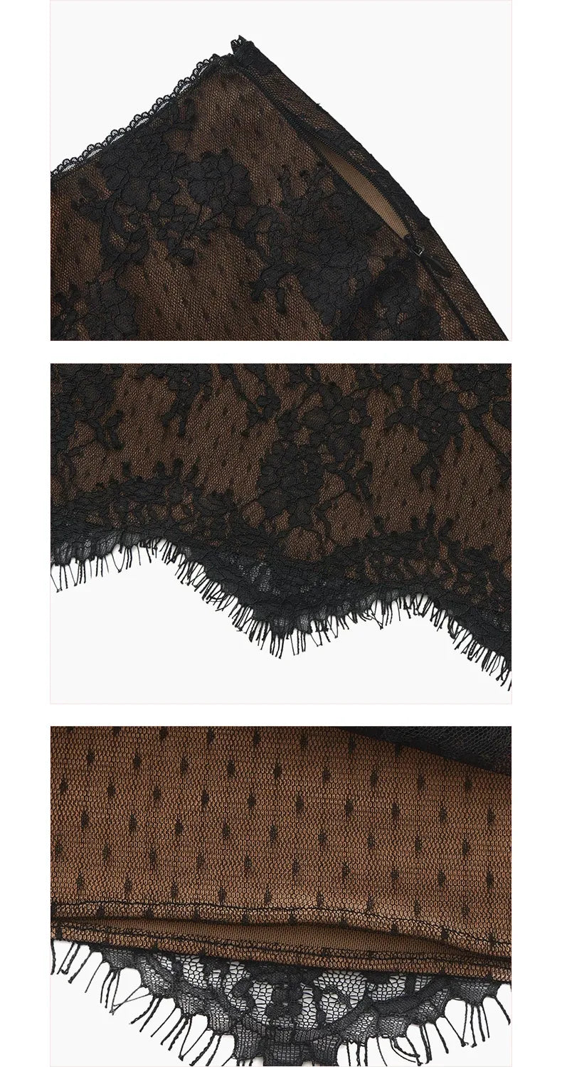 Lace Off-Shoulder Set