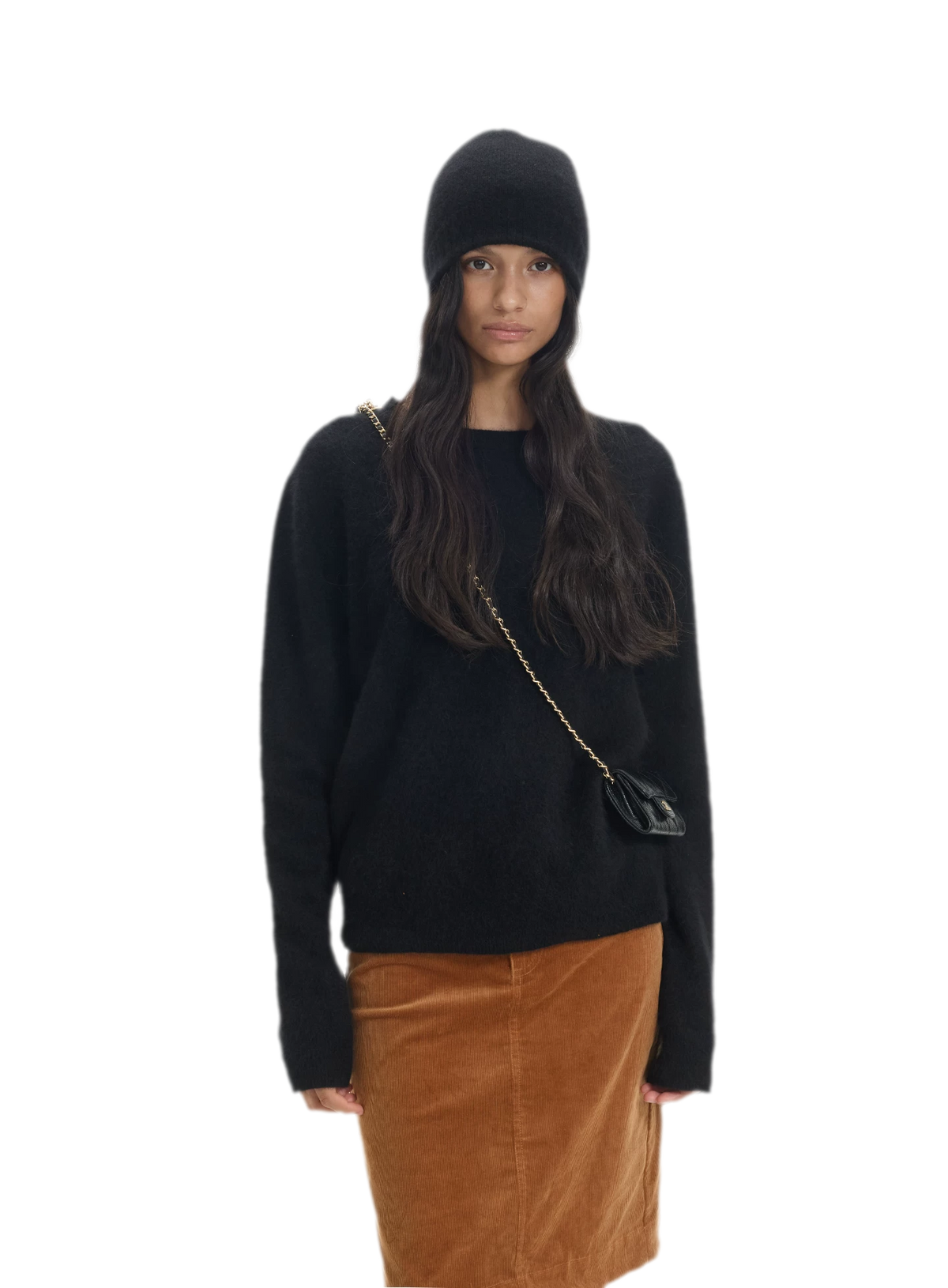Brushed Knit Crewneck Sweater