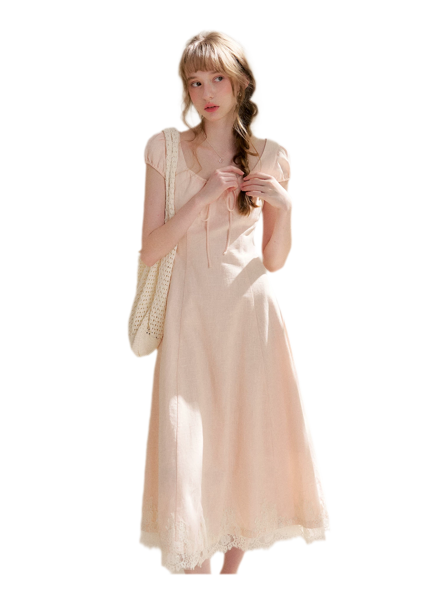 French Lace Long Dress