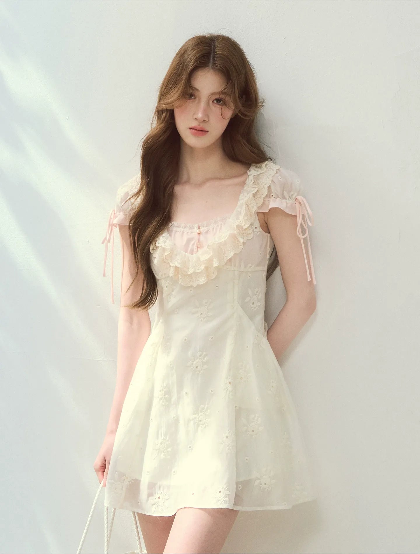 Shell Diary Embroidered Dress