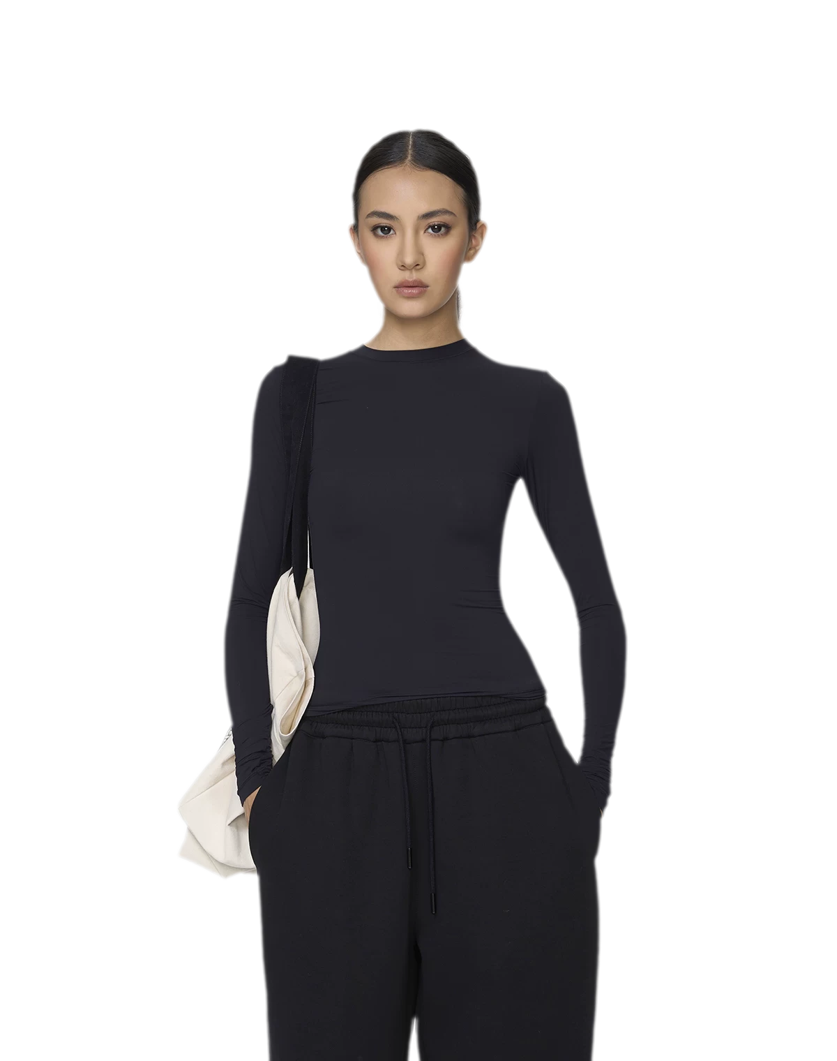 Sheer Sculpting Long Sleeve Top