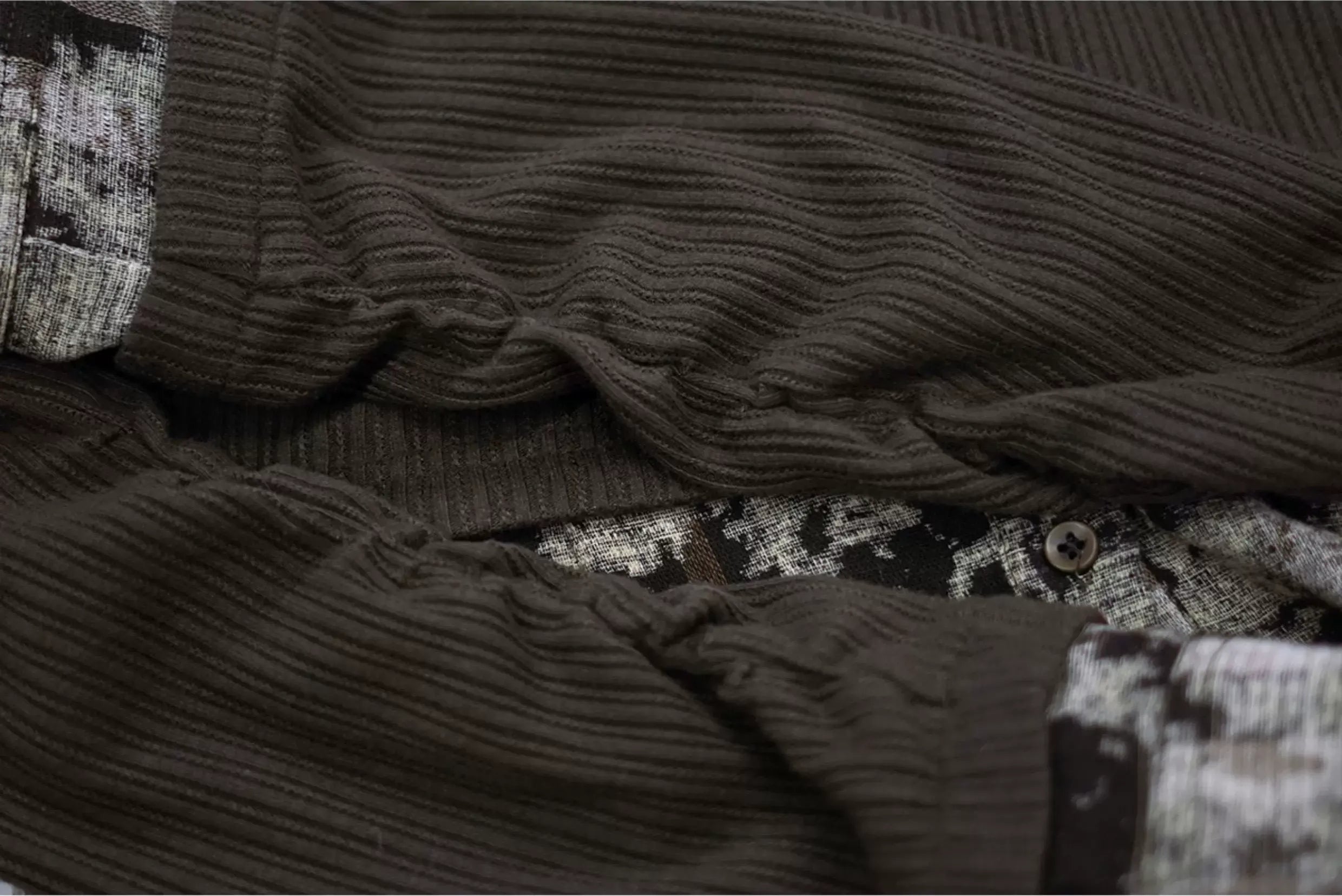 Faux Layered Patchwork Shirt