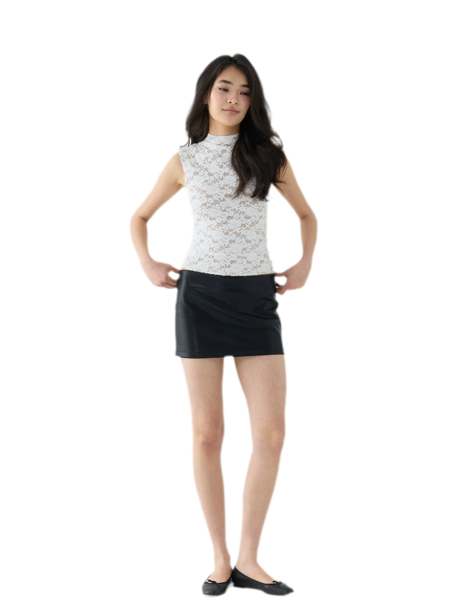 Stretch Lace Cropped Camisole