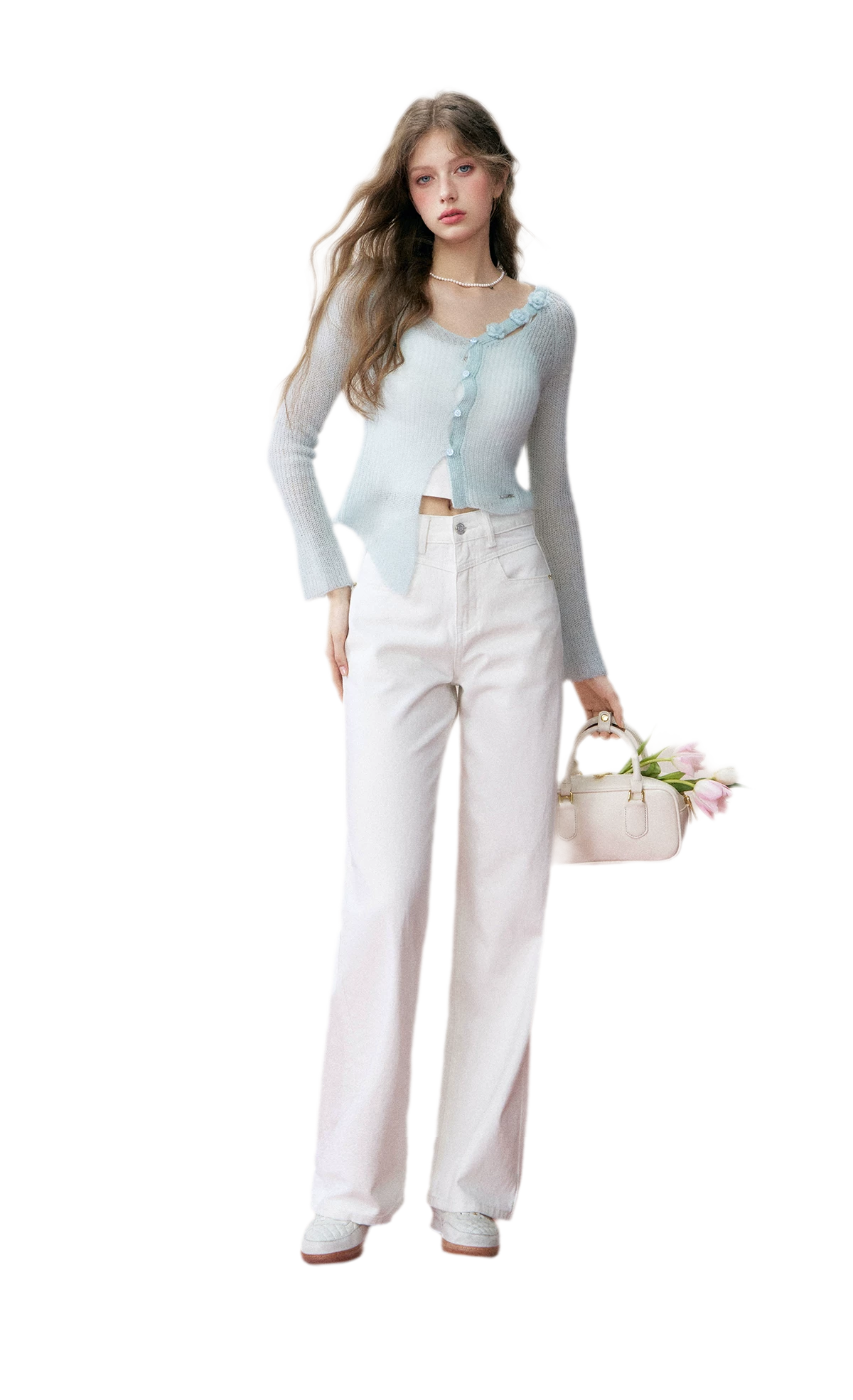 High-Waist Wide-Leg Jeans
