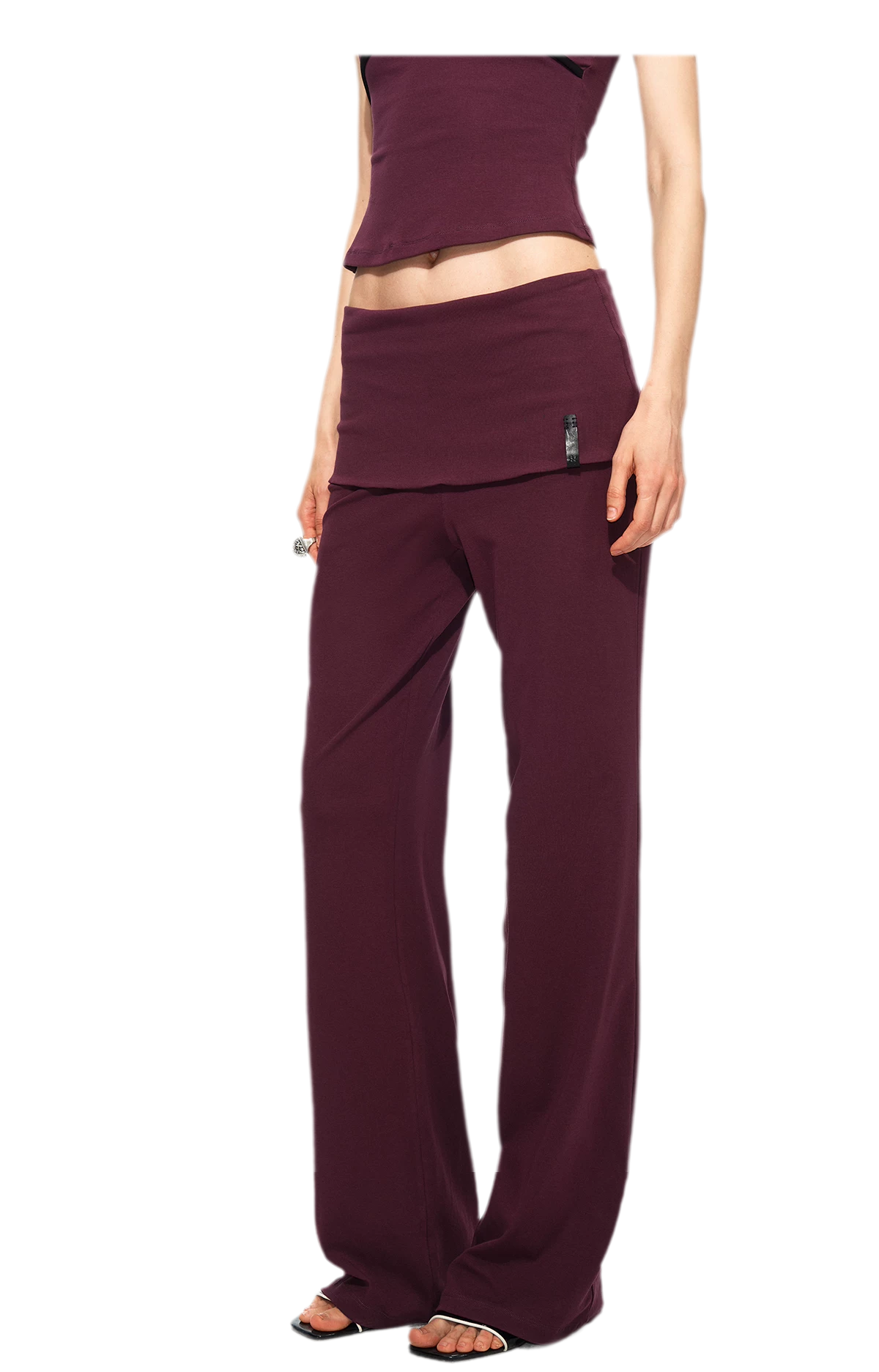 Contrast Cami Pants Set