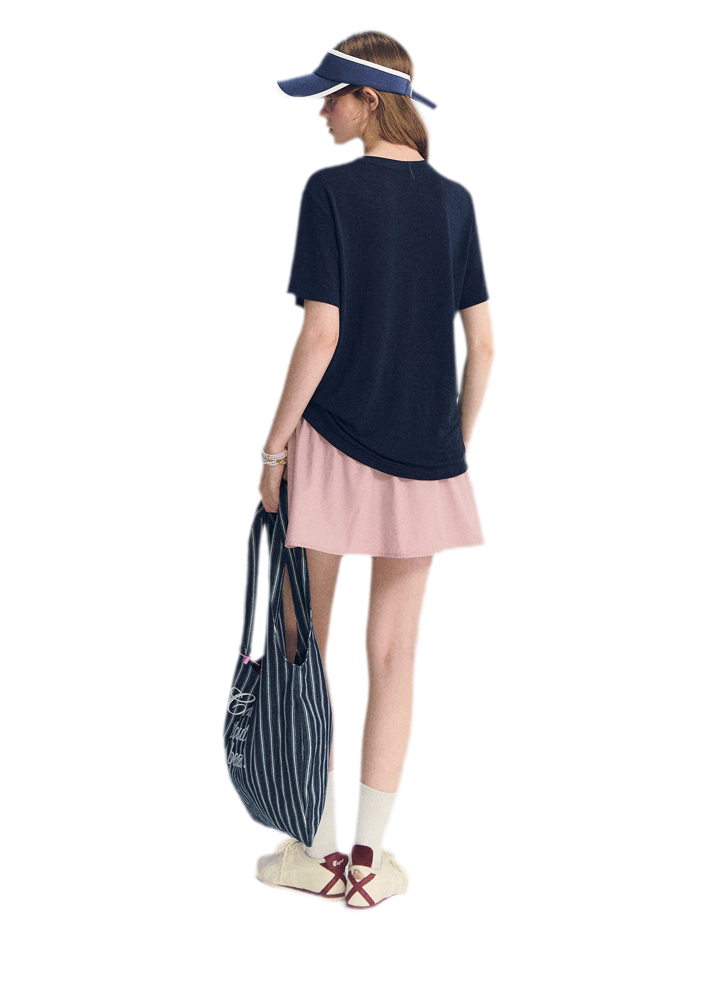 Drawstring A-Line Skirt
