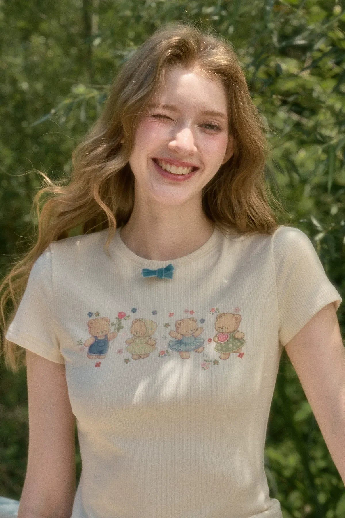 BabyBear Cropped Rib T-Shirt