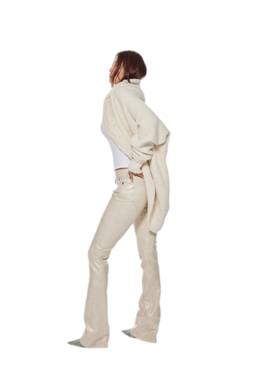 Oversized Shawl Knit Cardigan