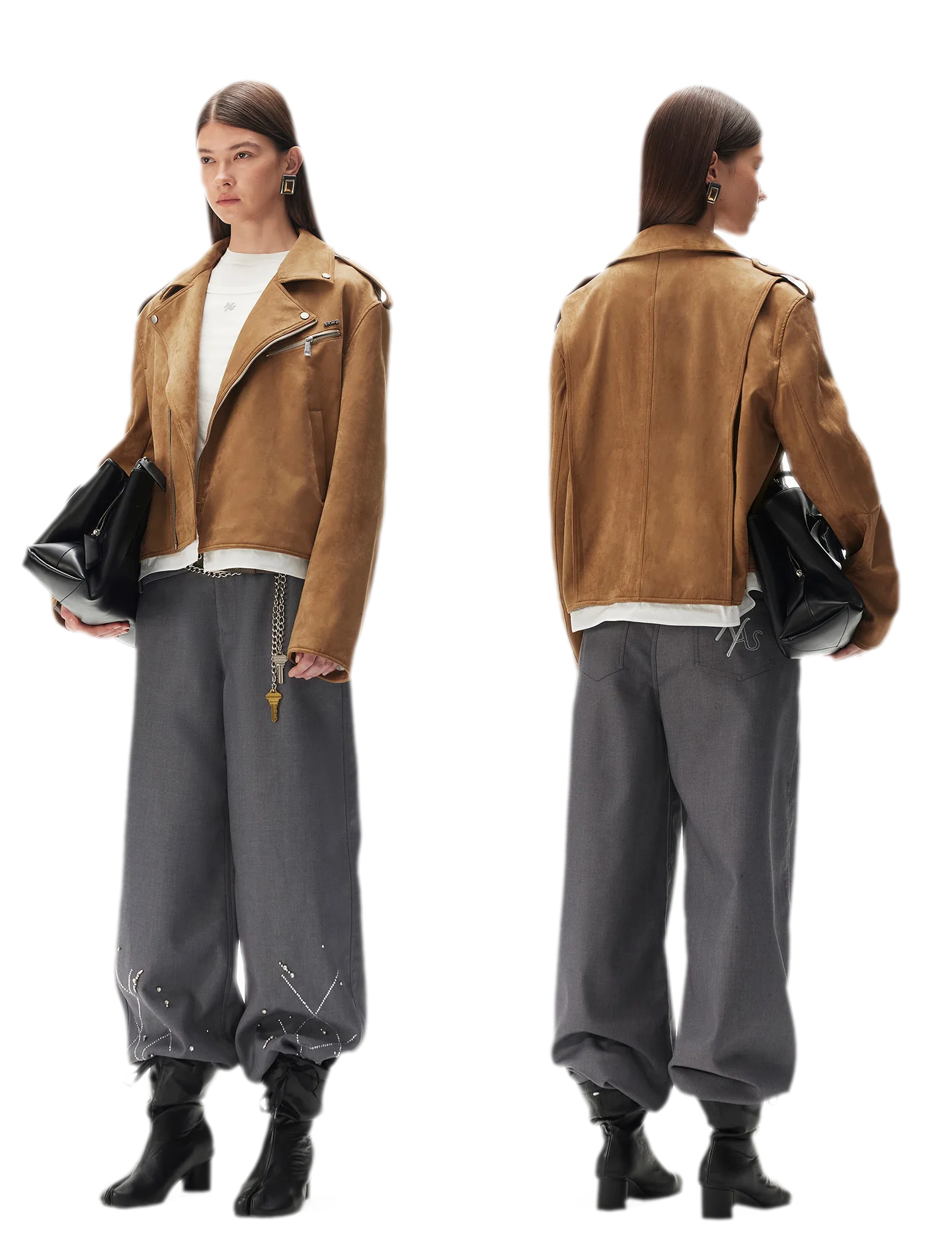 Suede Velvet Relaxed Jacket
