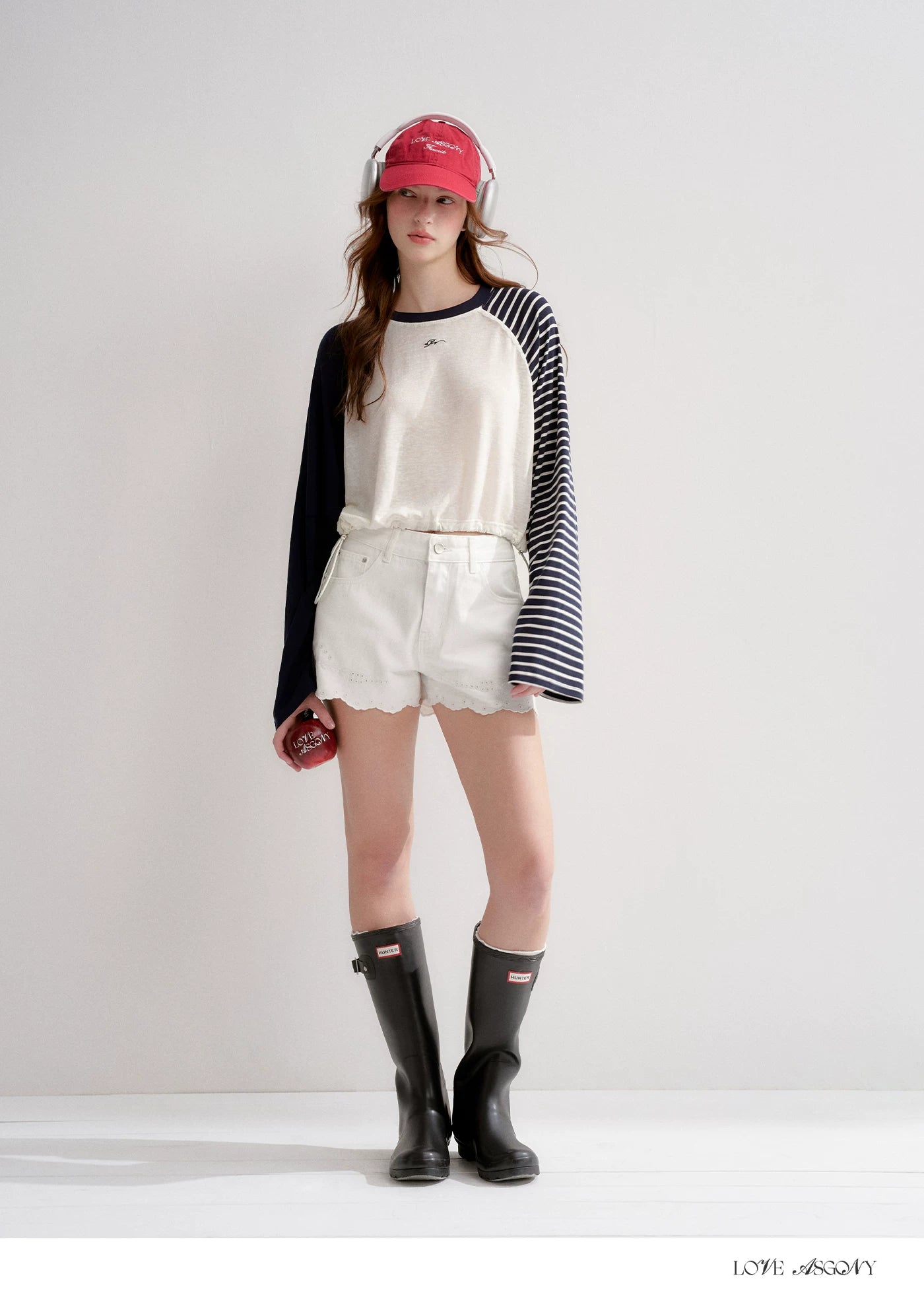 Lyocell Drawstring Raglan Sleeve Sun Protection Tee