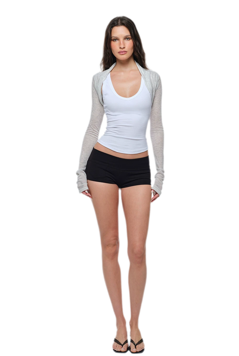 High-Stretch Slim Shorts