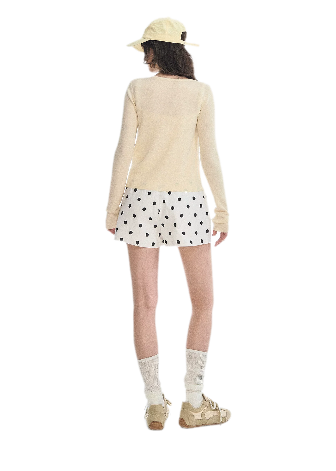 Lace Trim Knitwear Set