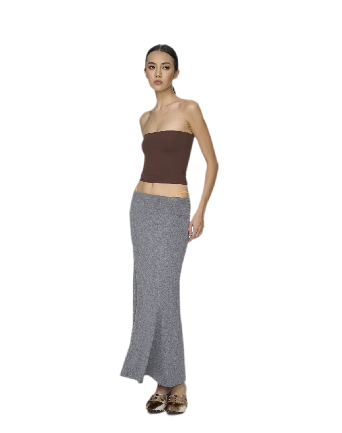 Straight Tube Midi Dress