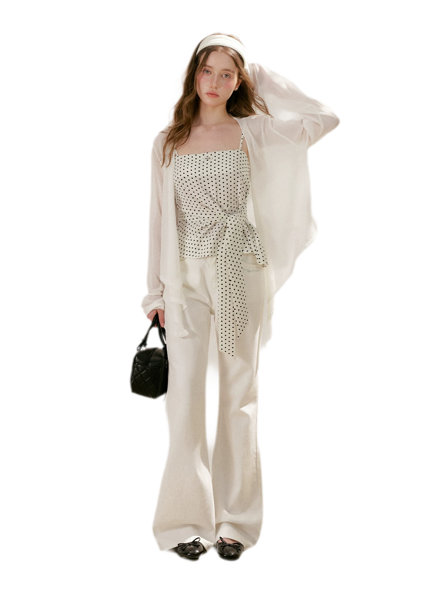 Embroidered Flared Jeans
