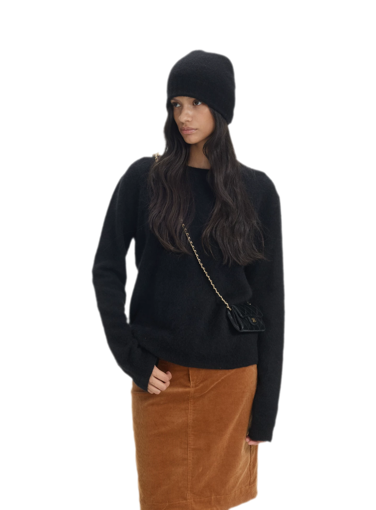 Brushed Knit Crewneck Sweater