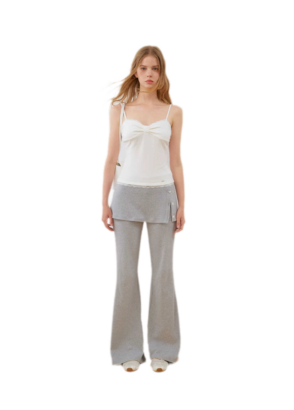 Silk Wool Wrap Knit Top