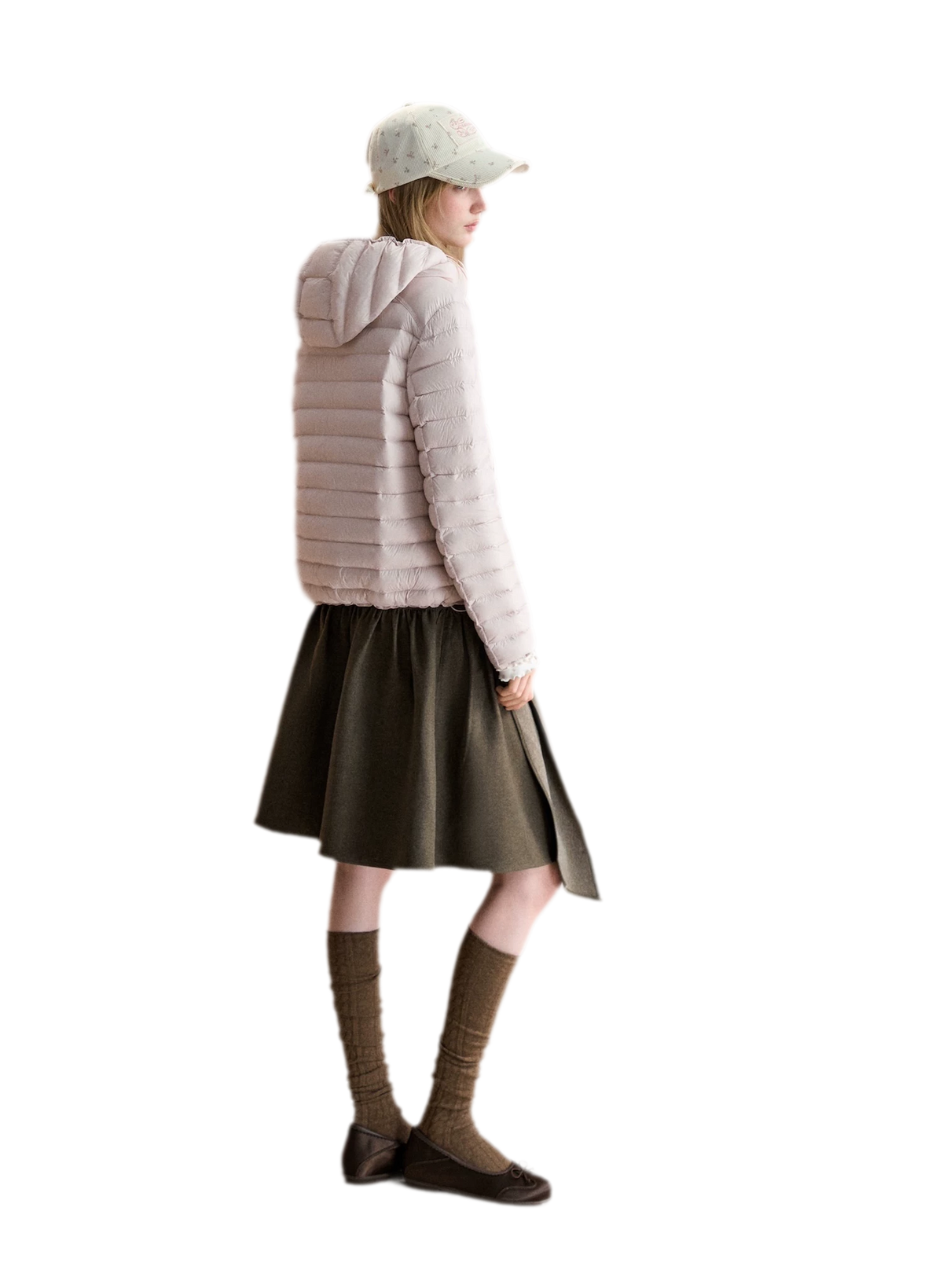 Lightweight Quilted Hooded Down Jacket