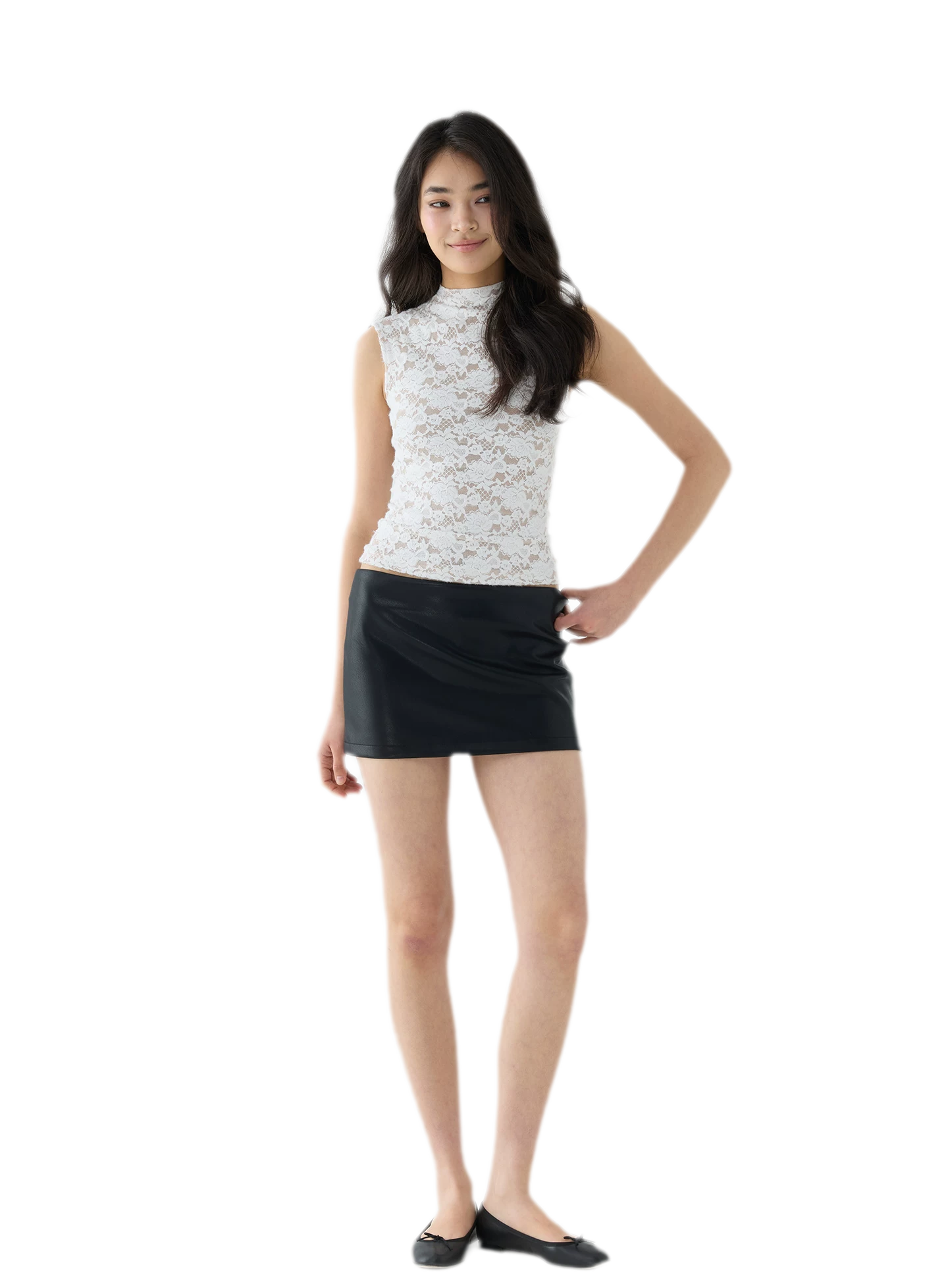 Stretch Lace Cropped Camisole
