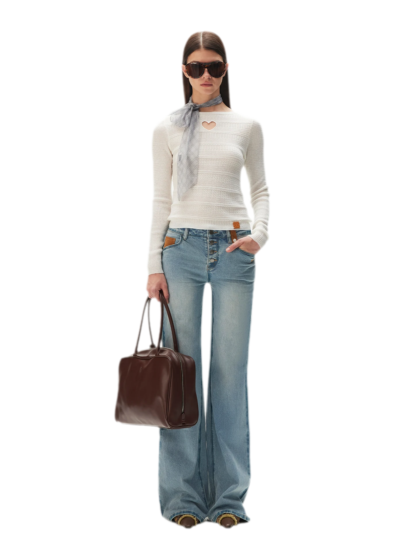 Washed Straight-Leg Jeans