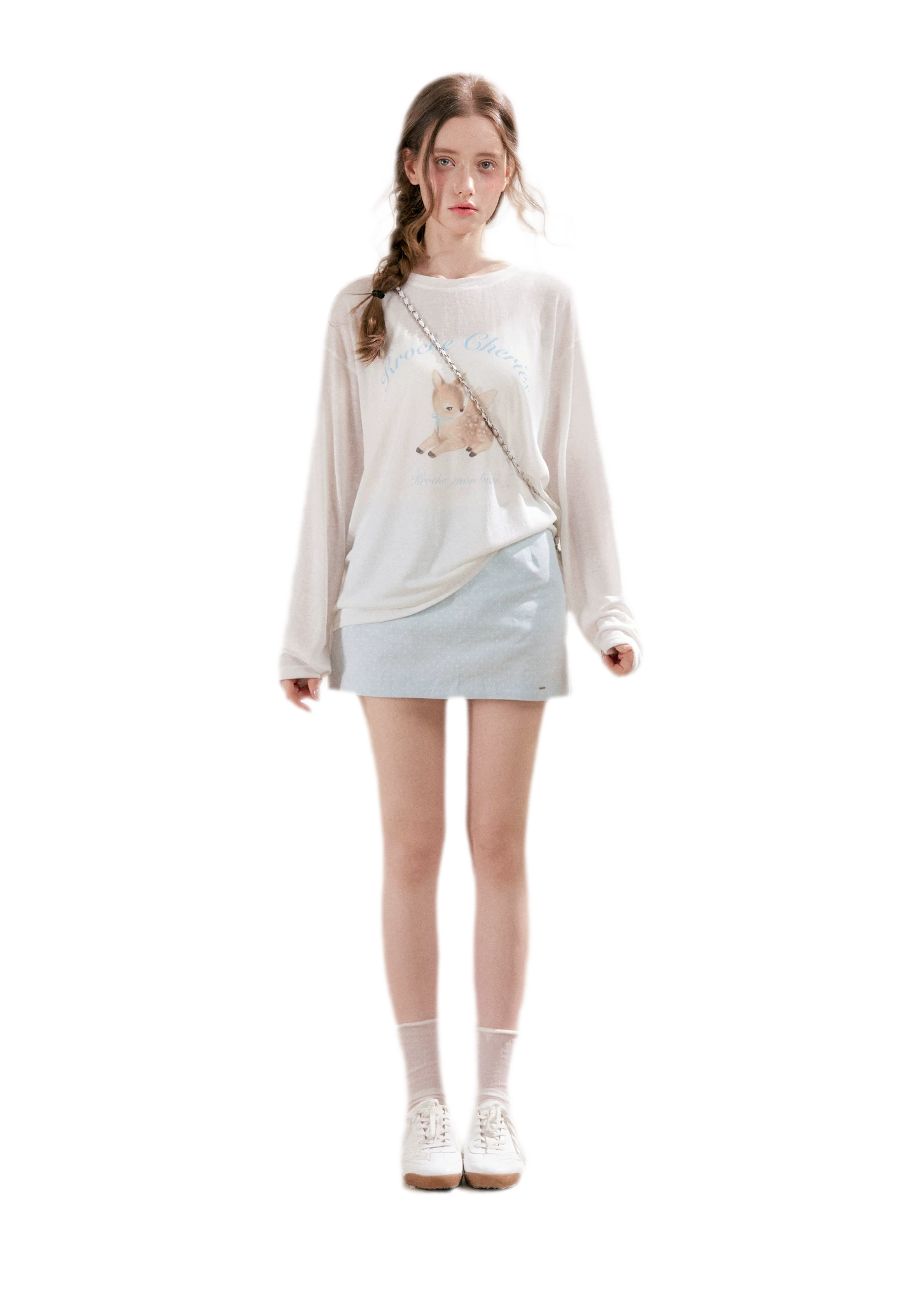 Hand-Painted Deer Shirt