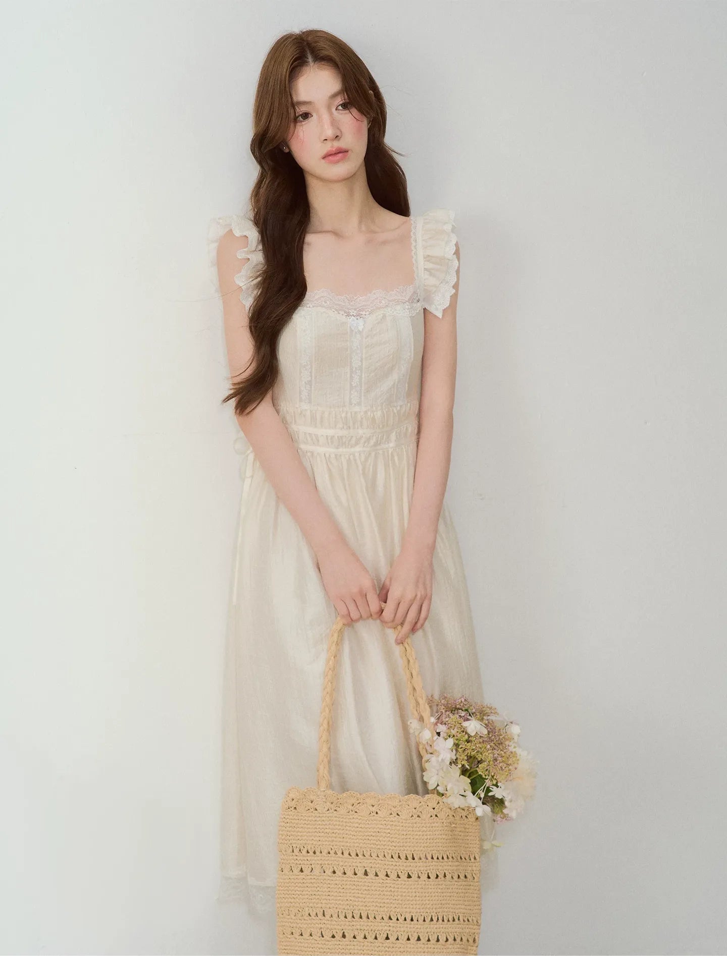 Lace Trim Slip Dress