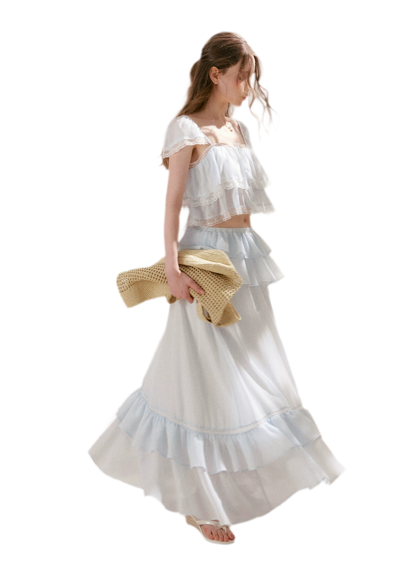 Romantic French Lace Two-Piece Set
