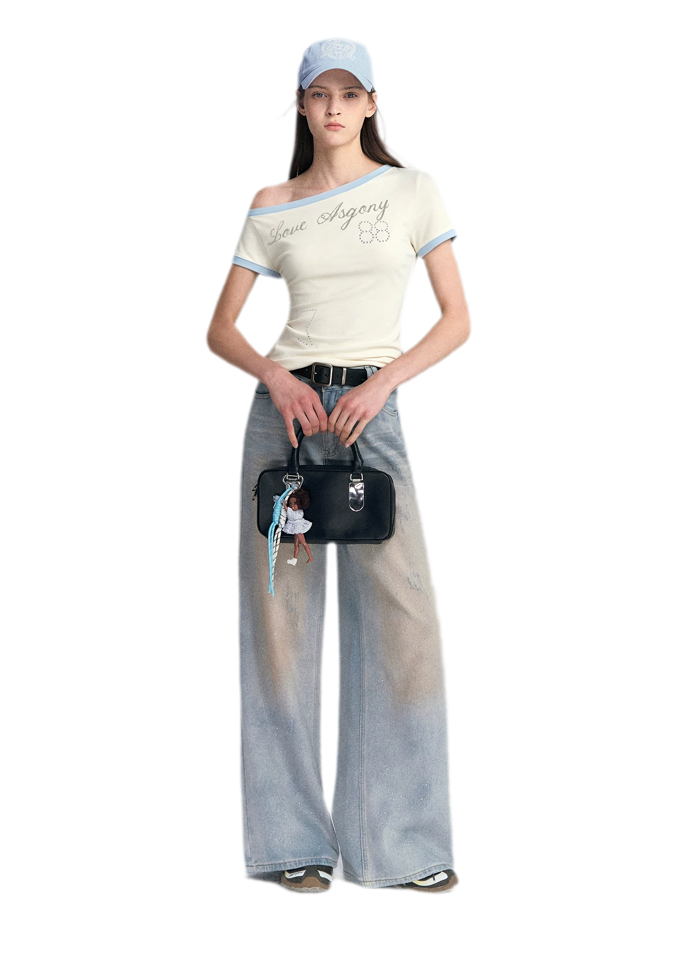 Lyocell Off-Shoulder Tee