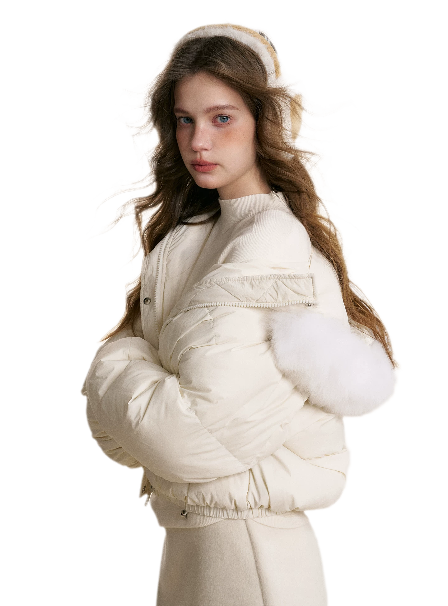Puffer Hooded Down Jacket