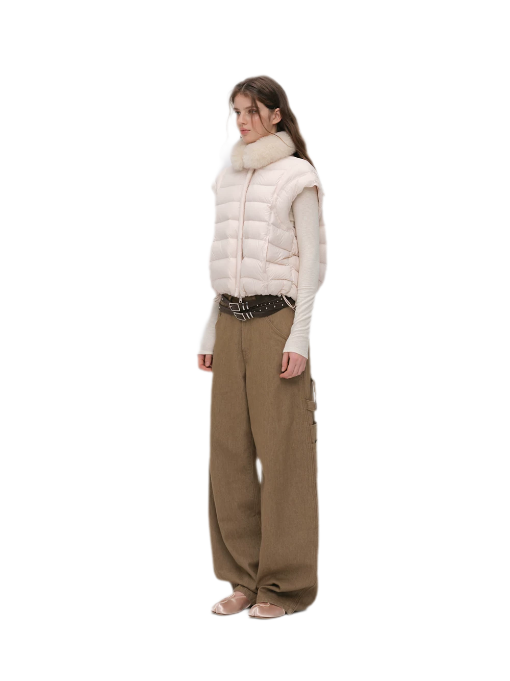 Detachable Sleeve Down Vest