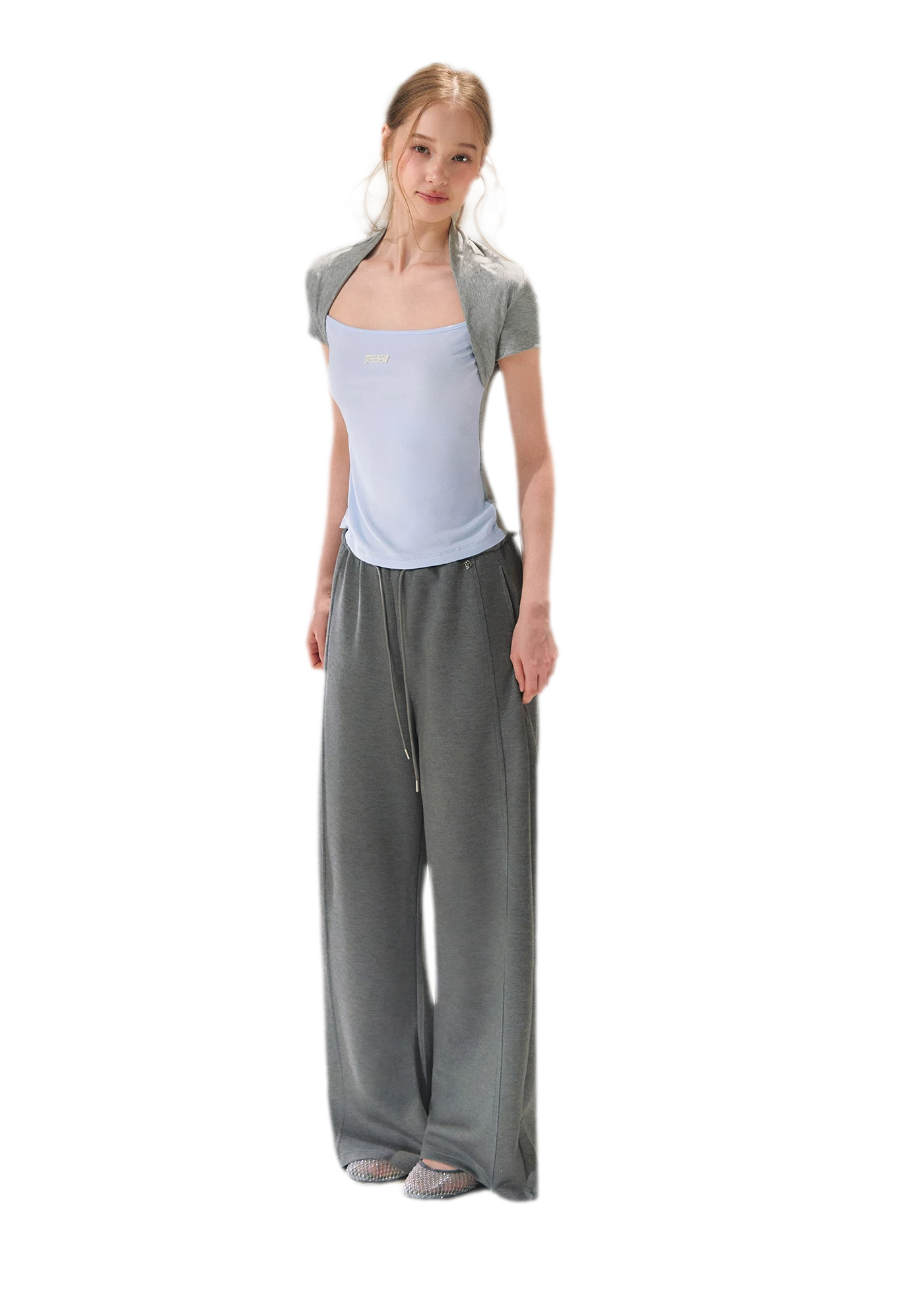 Colorblock Faux Two-Piece Tee