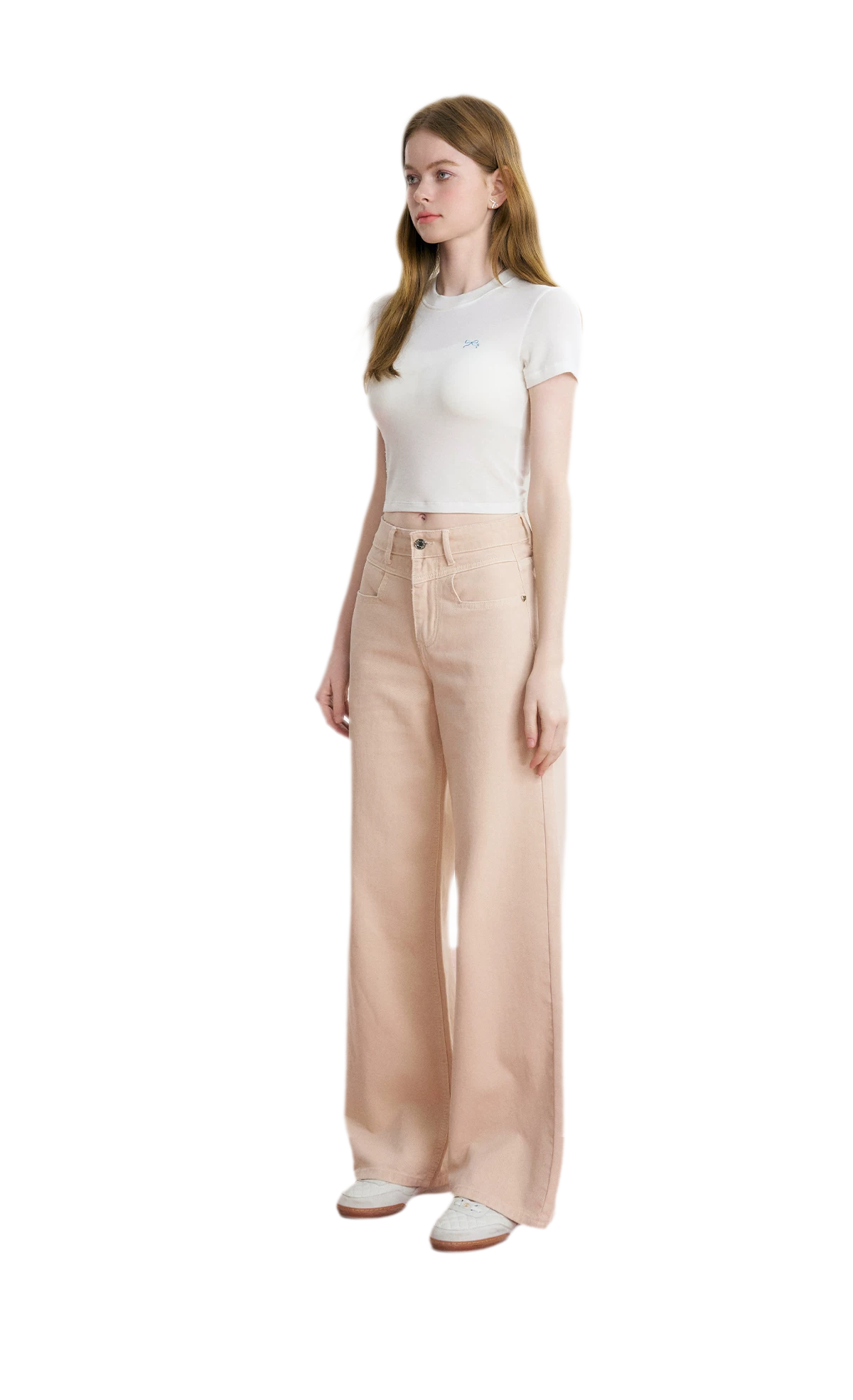 High-Waist Wide-Leg Jeans