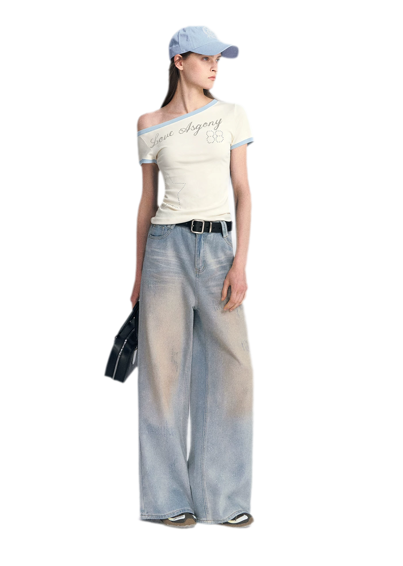 Lyocell Off-Shoulder Tee