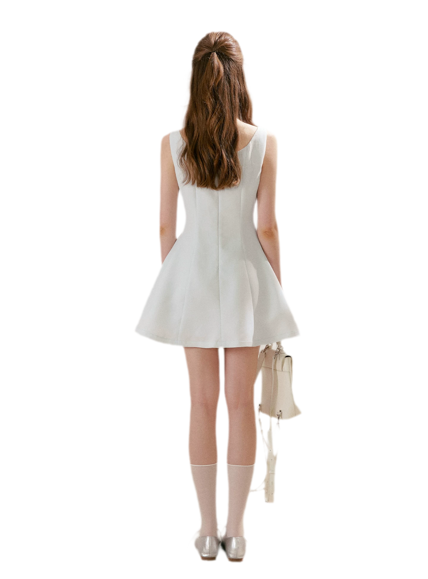 Bow Detail Short A-Line Dress