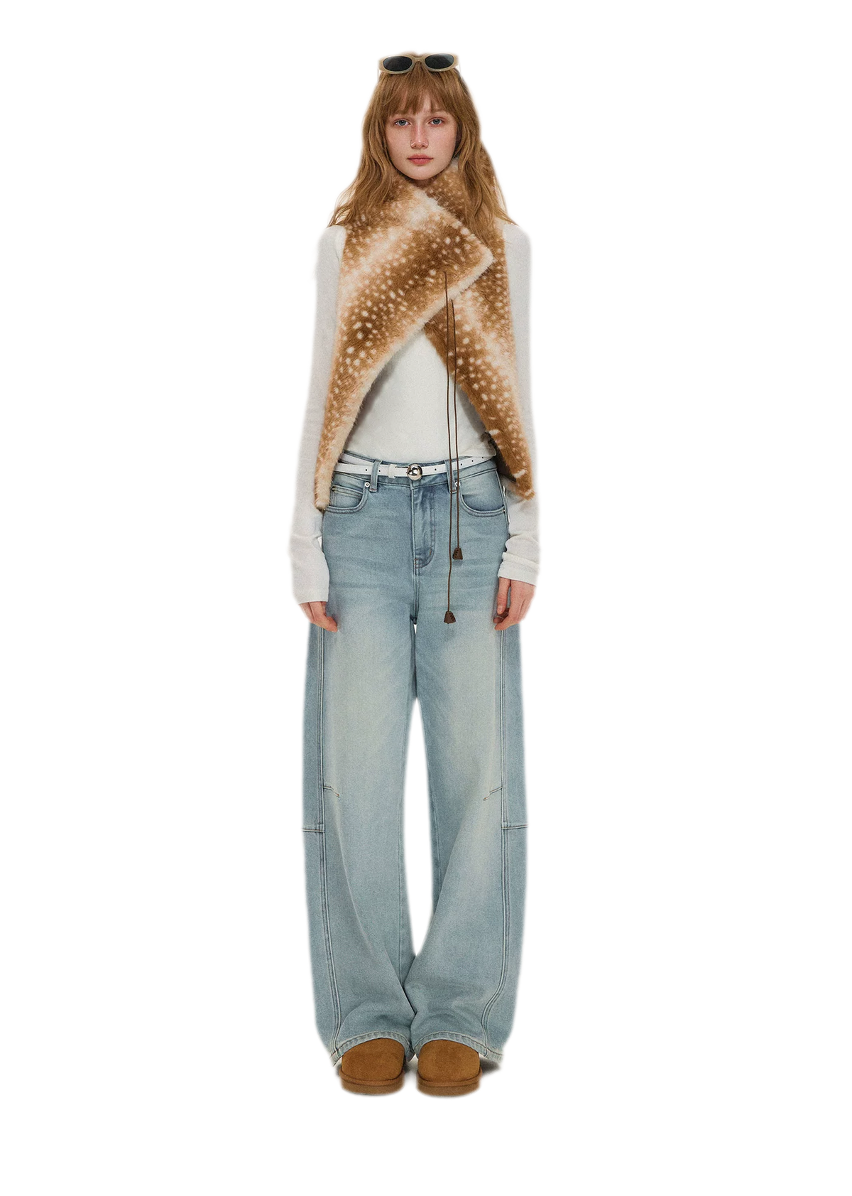 Plush Faux Fur Cropped Vest