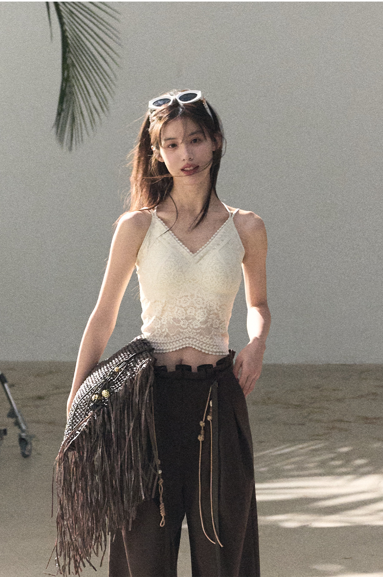 Lace Slim Camisole Top
