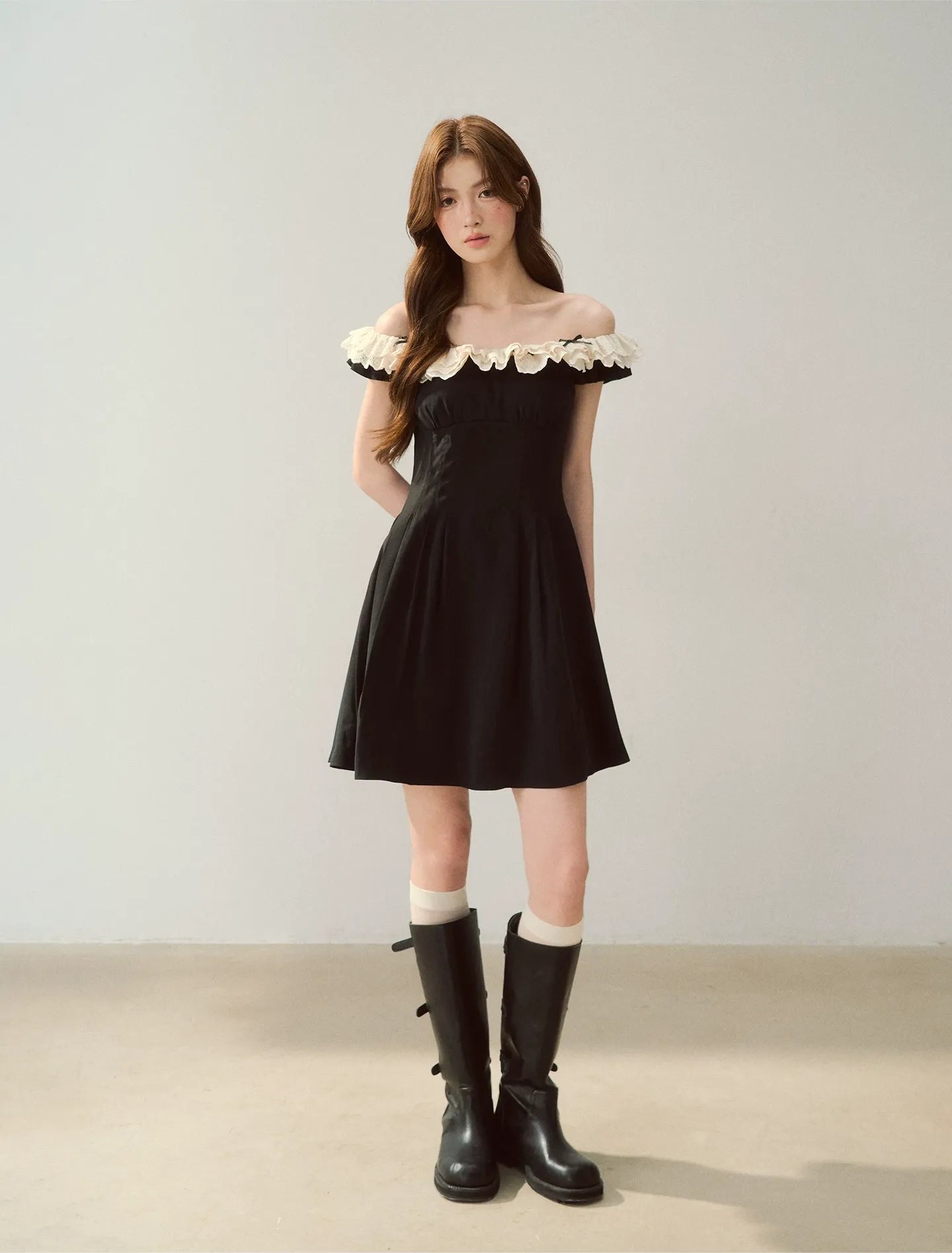 Lace Off-Shoulder Dress