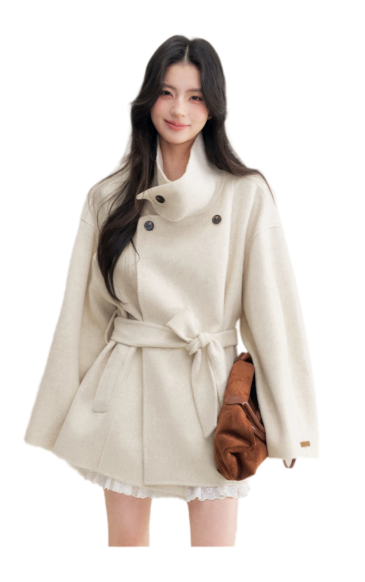 70 Wool Stand Collar Coat