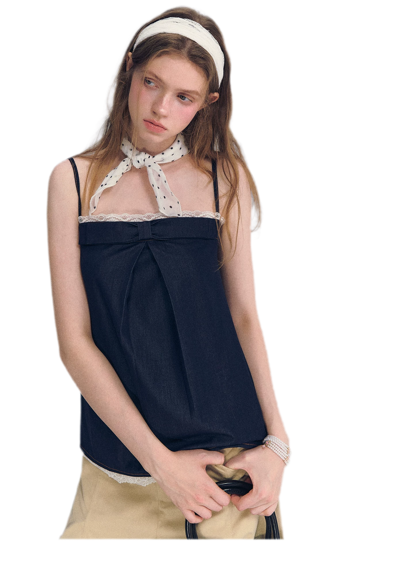 Lace Trim Cami Top