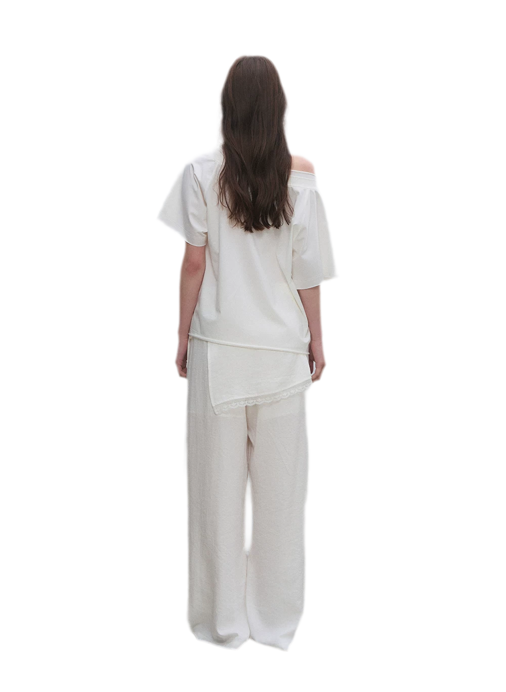 Modal Asymmetric Draped Top
