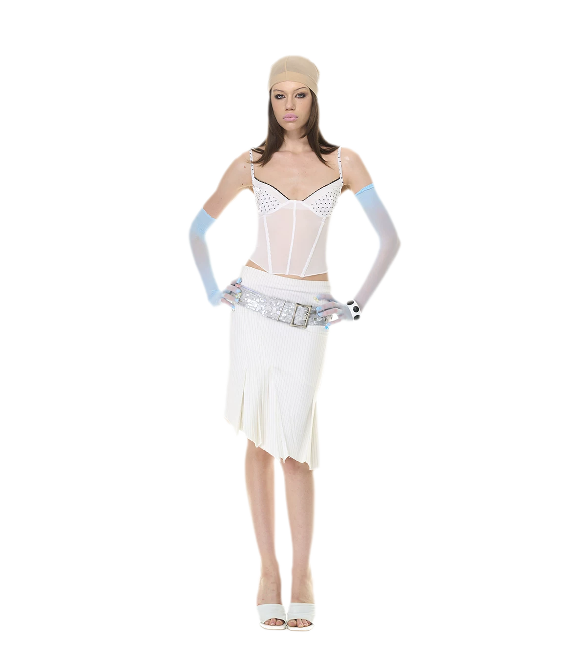 Lace Mesh Slim Cami